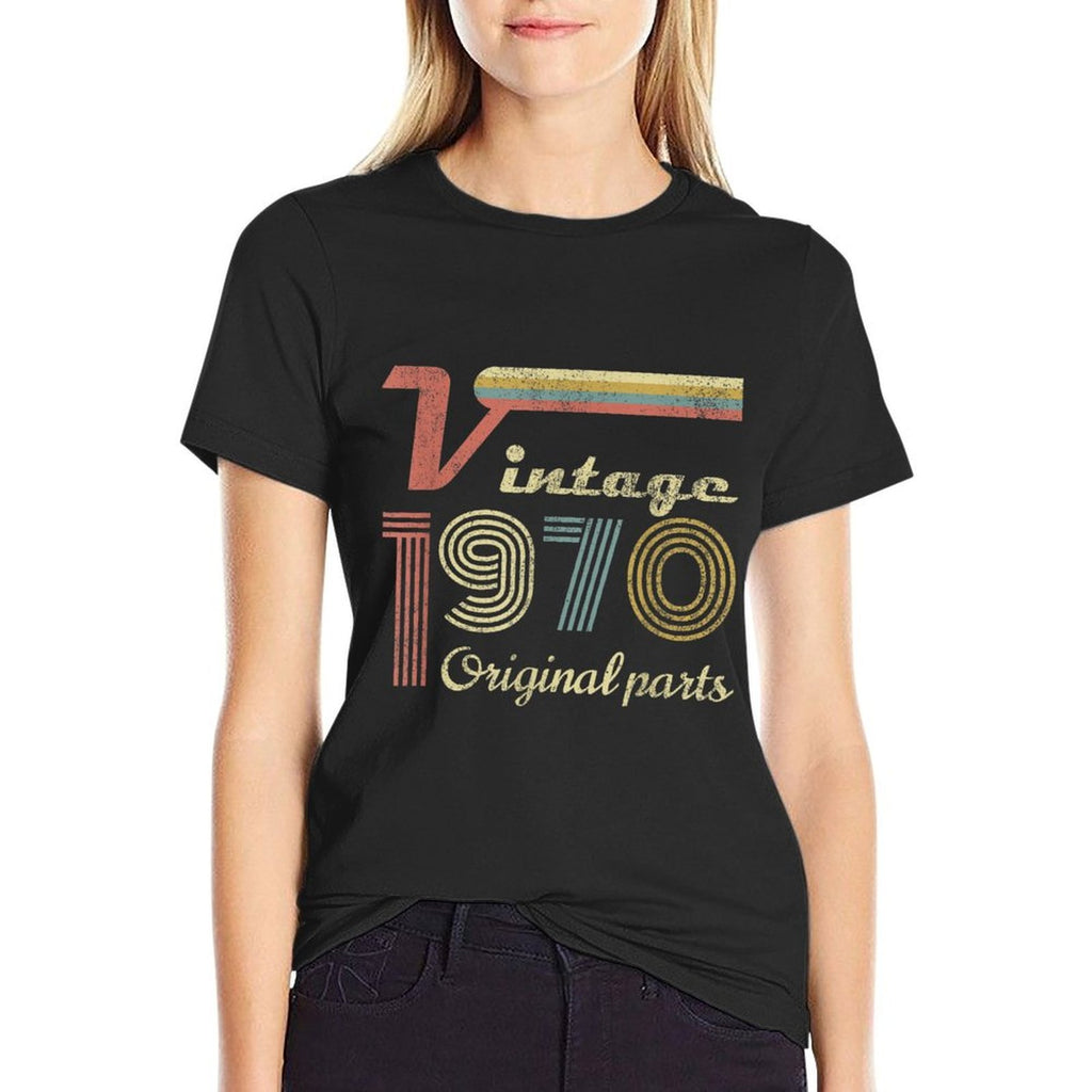 Made in 1970 , Vintage 50 Years Old , 50th Birthday  Stretchy T-Shirt