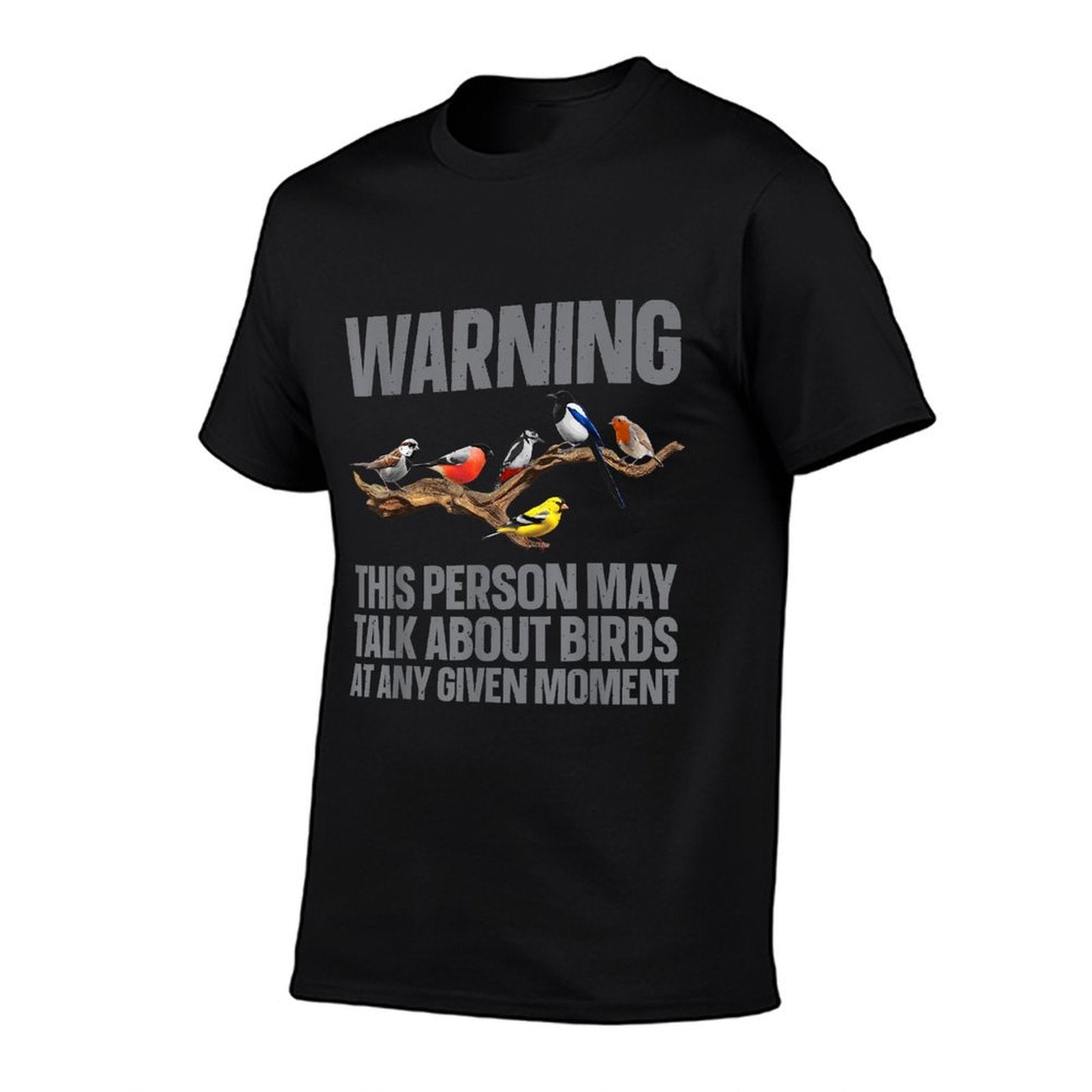Funny Bird Watching Art For Men Women Bird Watcher Birding  Easy-care T-Shirt