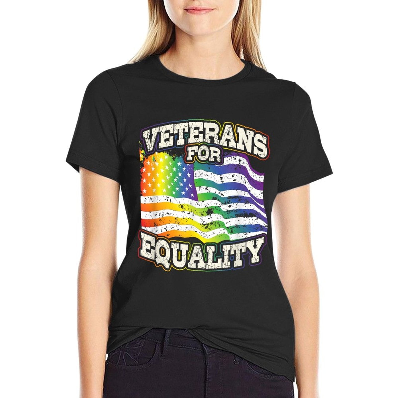 Veterans For Equality For Military Veterans Supporting LGBT  Stretchy T-Shirt