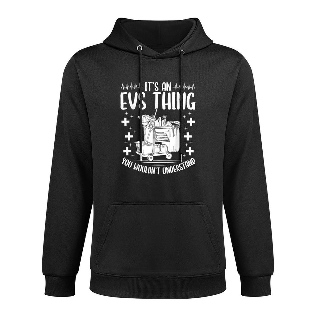 EVS Operator EVS Technician Badge Buddy EVS Tech Essentials Relaxed Fit Hoodie