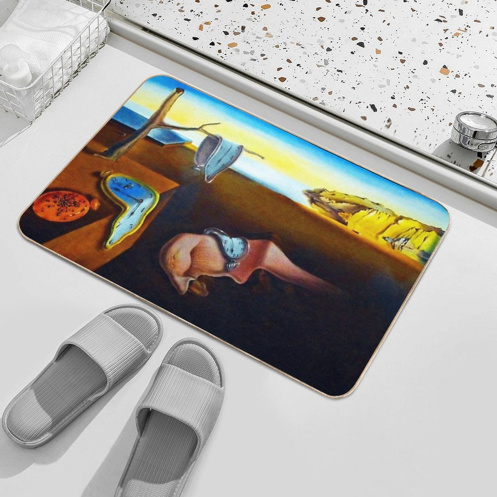 Salvador Dali The Persistence Of Memory  Odorless Bath Mat