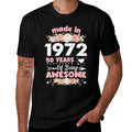 Womens 50 Years Old Gifts 50th Birthday Born in 1972 Women Girls  Relaxed-fit T-Shirt