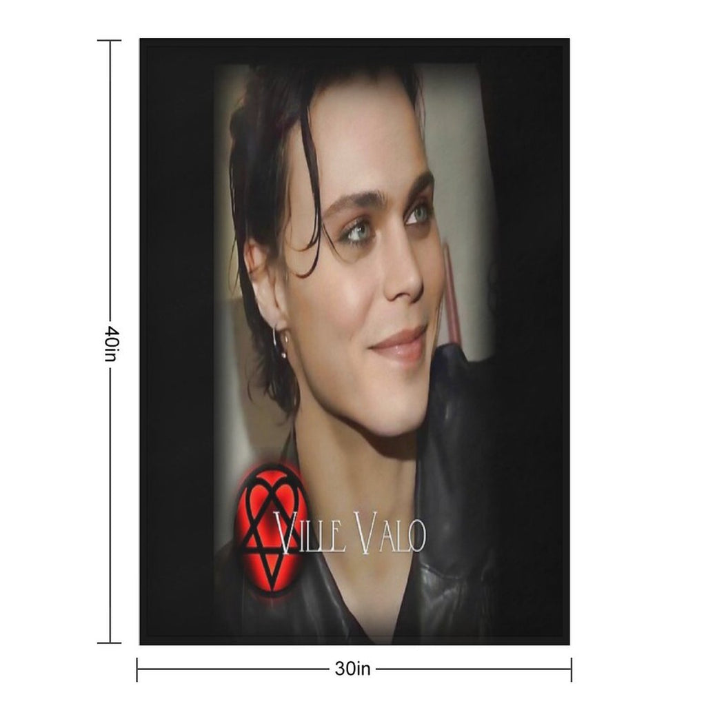 HIM- Ville_Valo_young_ Lightweight Throw Blanket