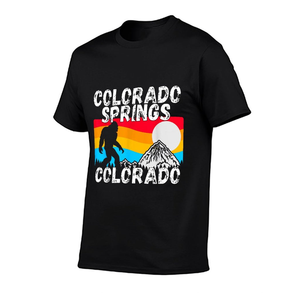 Retro Colorado Springs Colorado Apparel  Versatile T-Shirt