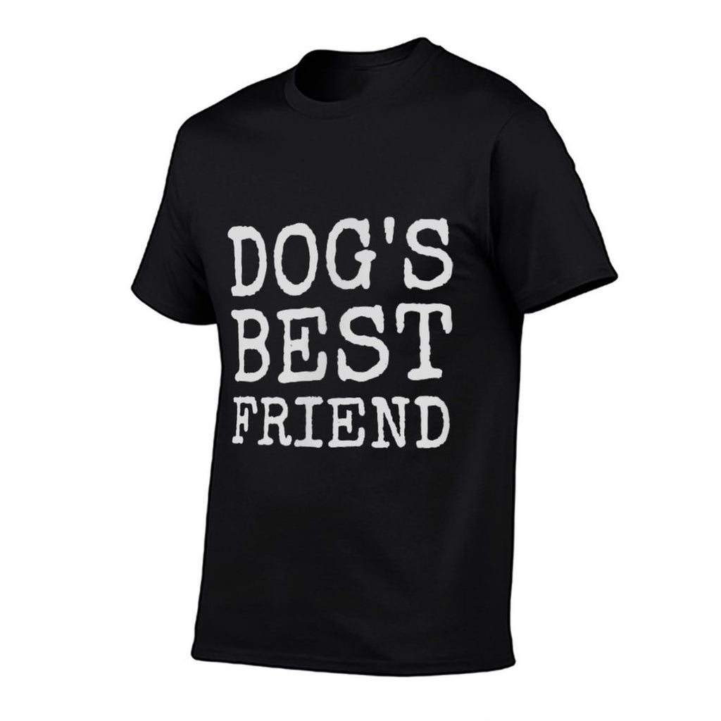 Dogs Best Friend Dog Lover for Humans  Eco-friendly Material T-Shirt