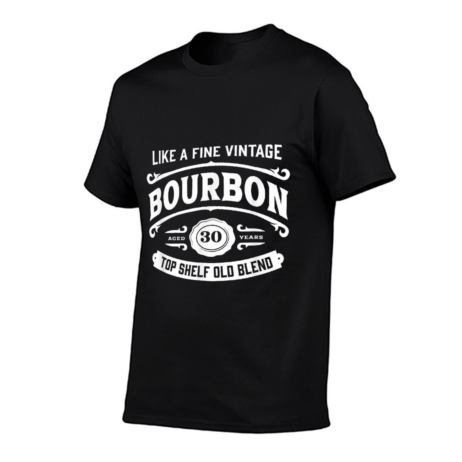 Vintage Bourbon Label for Bourbon Drinker 30th Birthday  Quick-drying T-Shirt