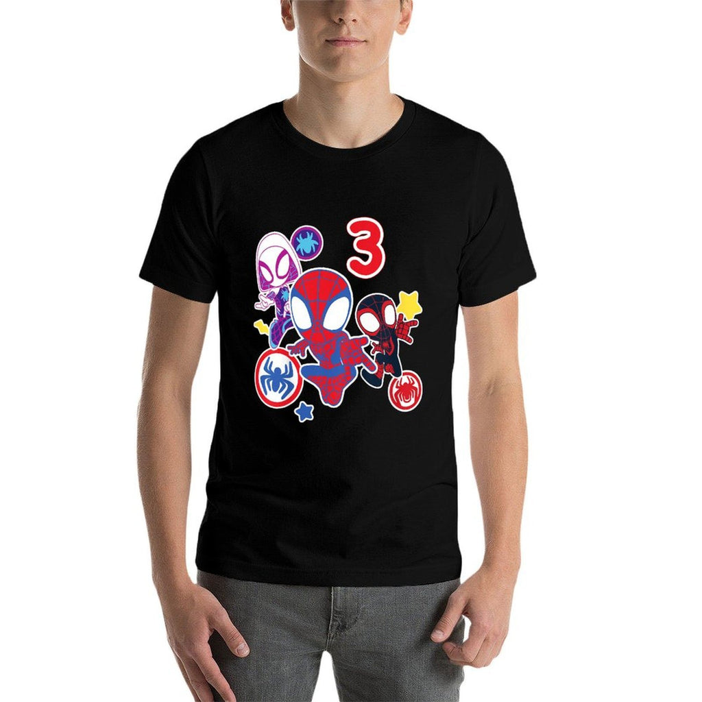 Marvel Spidey And His Amazing Friends 3 Year Old Birthday  Trendy Pattern T-Shirt