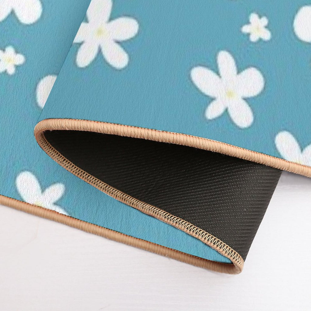 Daisy Pattern  Pet-Safe Bath Mat