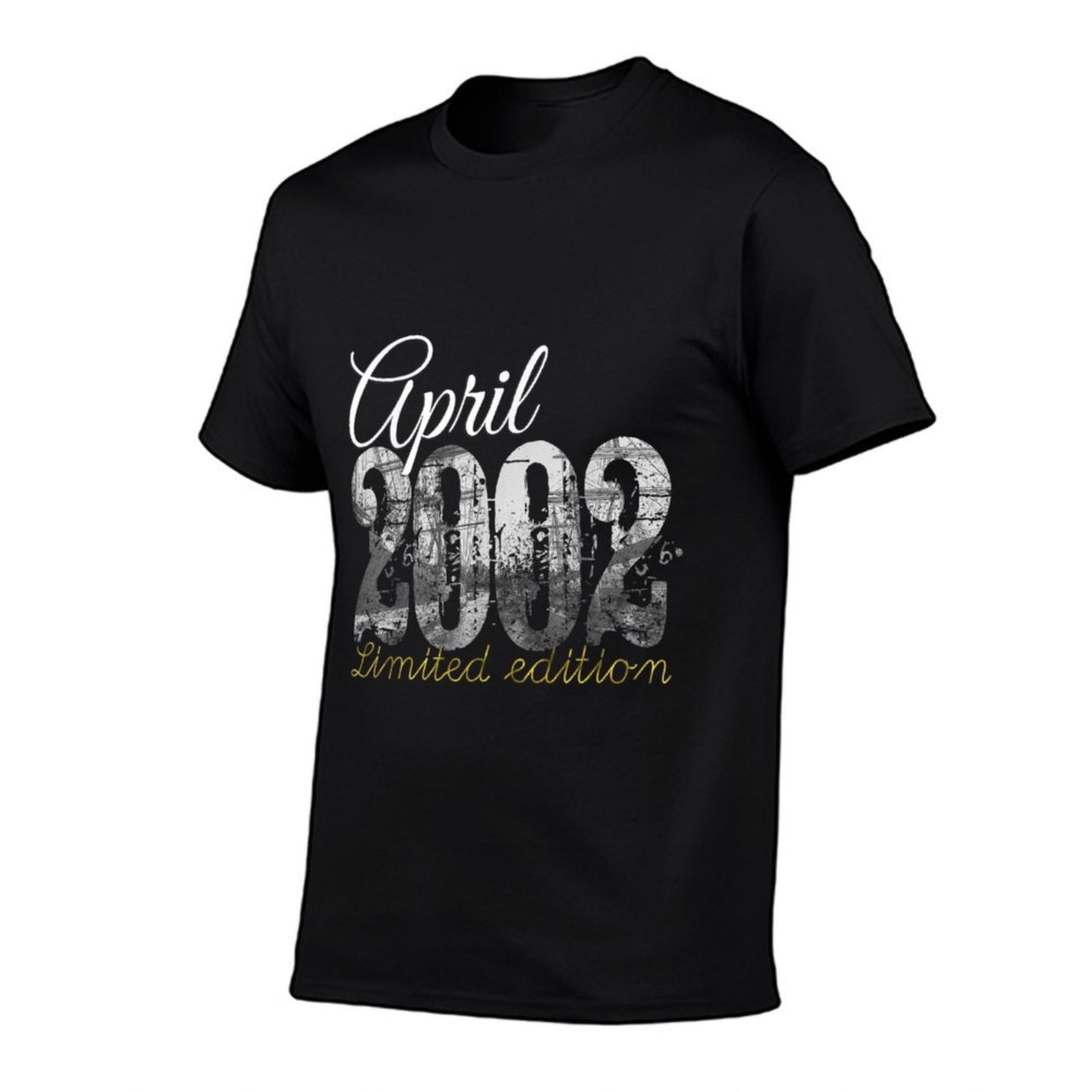April 2002 - 21 Year Old 2002 21st Birthday Gift  Tagless Design T-Shirt