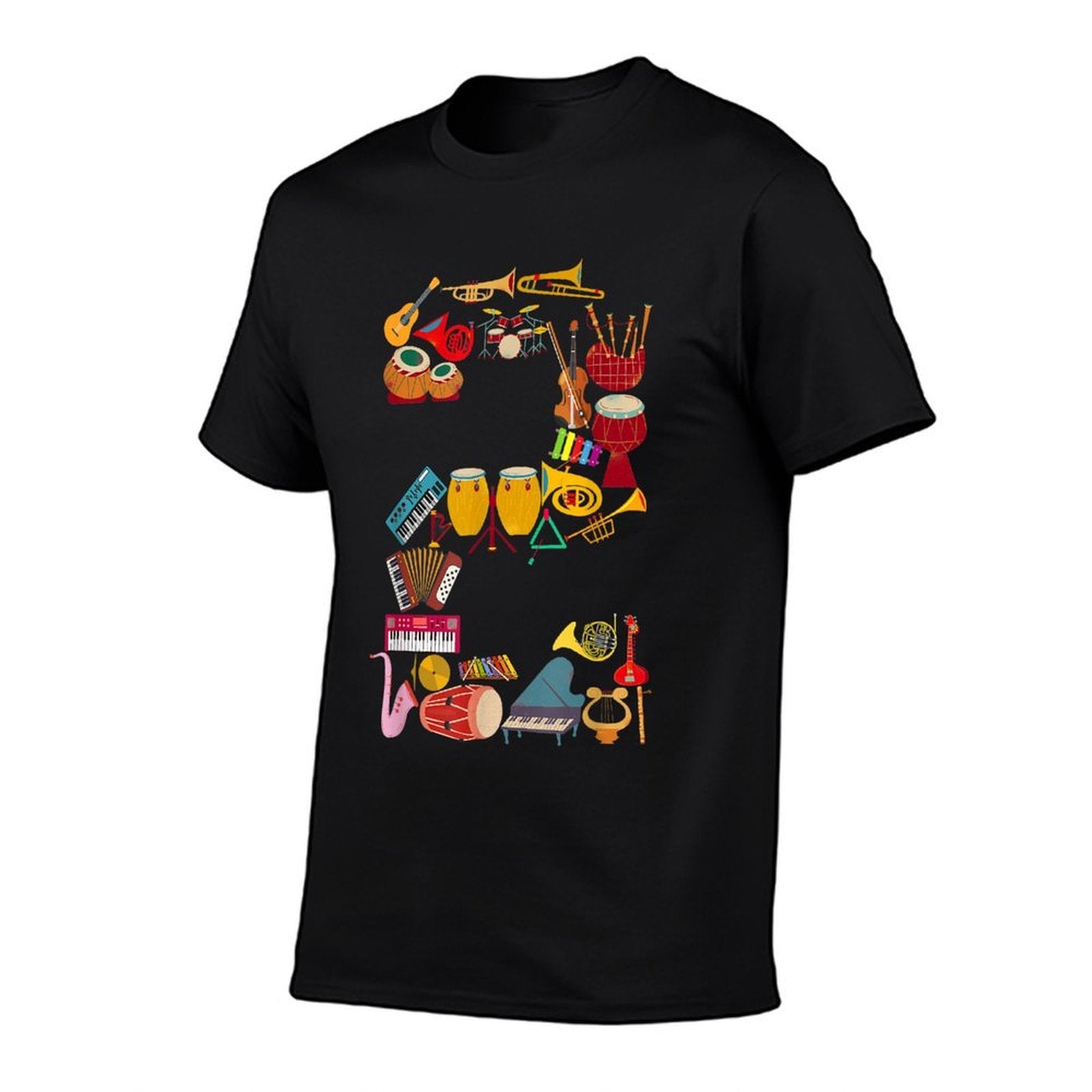 Toddler Musical Instruments 2 Year Old Boy Kids 2nd Birthday  Stretchy T-Shirt