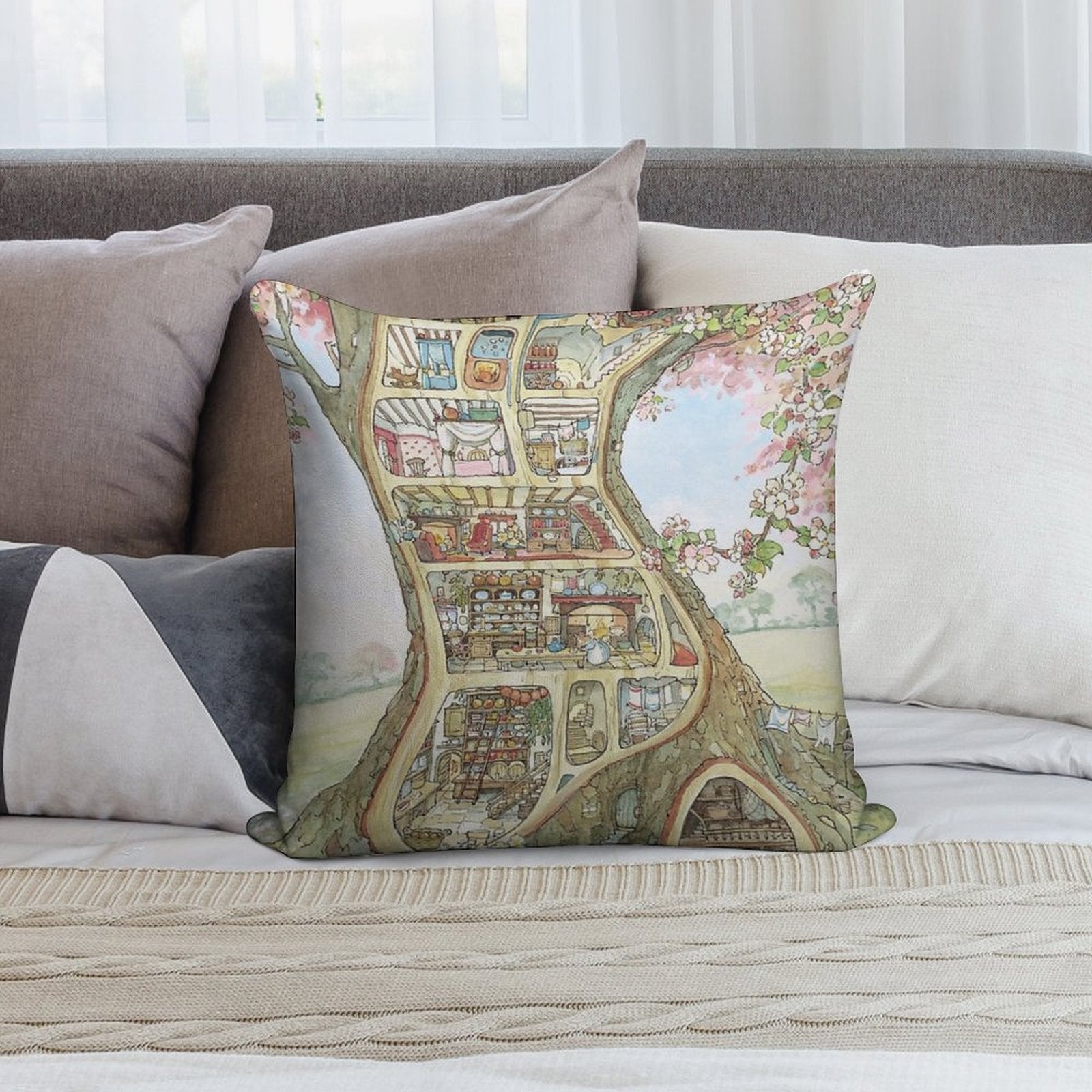 Crabapple Cottage Soft Gift Ready Throw Pillow