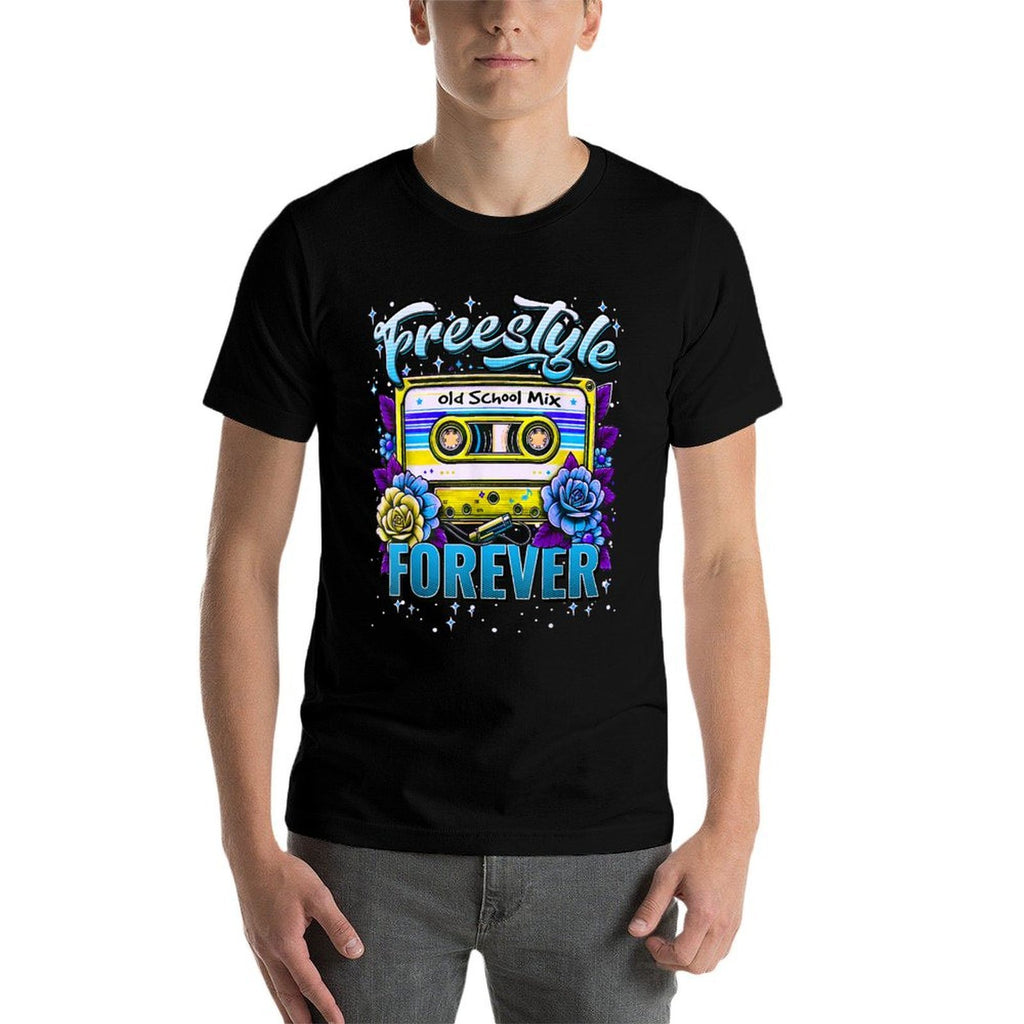 Freestyle Dance Music Retro 80s Cassette Perfect Concert  Quick-drying T-Shirt