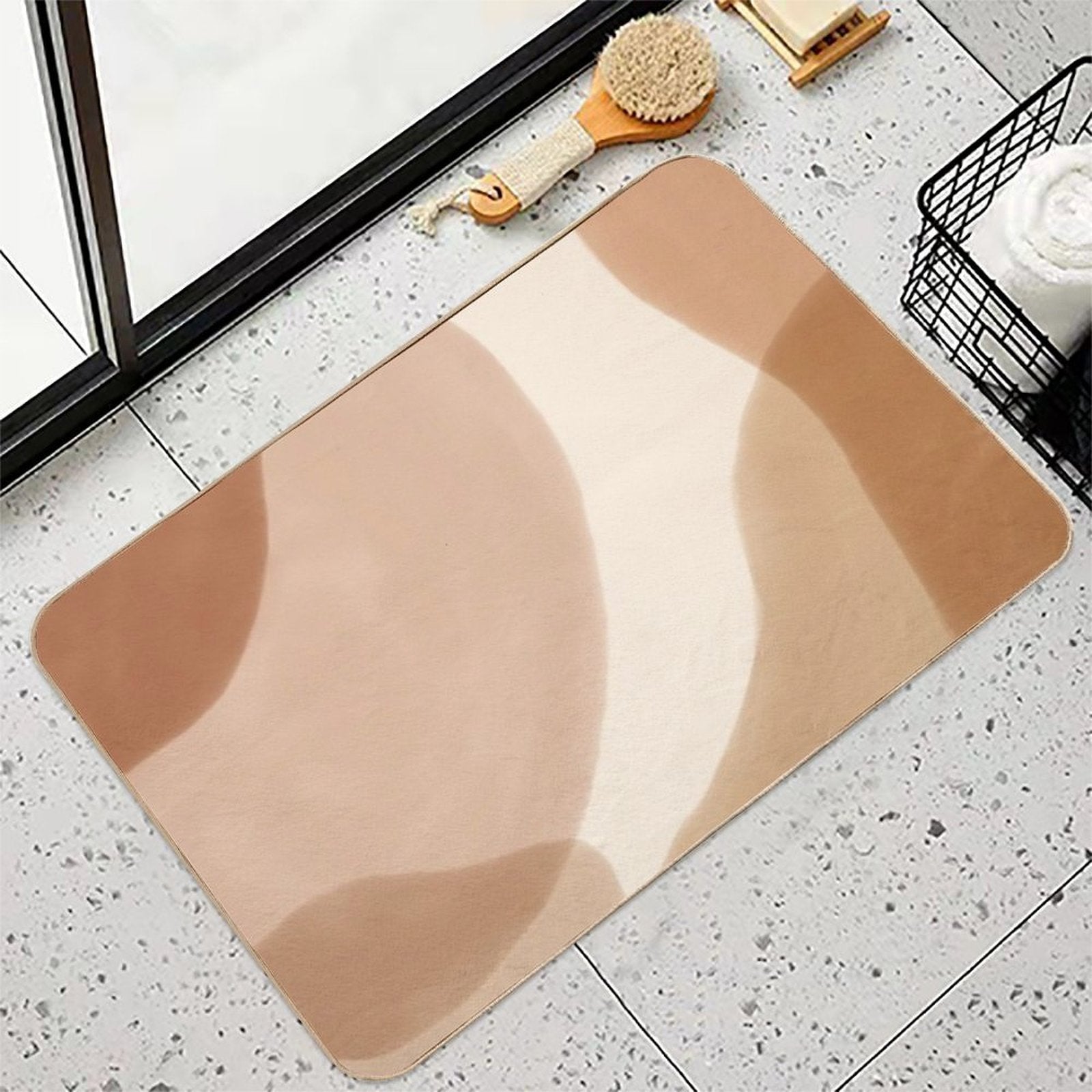 Earth Shapes  Easy Maintenance Bath Mat