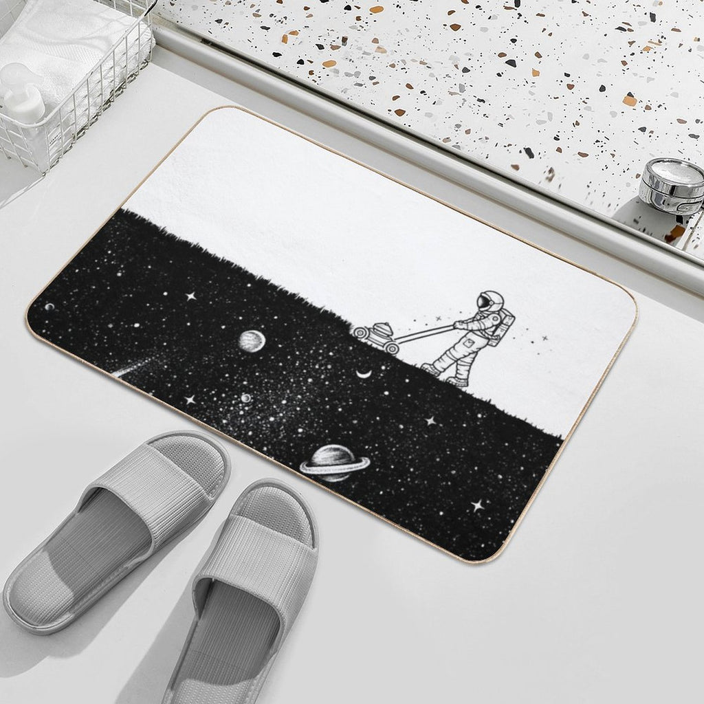 Space Cut  Easy To Clean Bath Mat