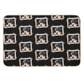 Entlebucher Mountain Puppy Sleeping  Stain-Proof Bath Mat