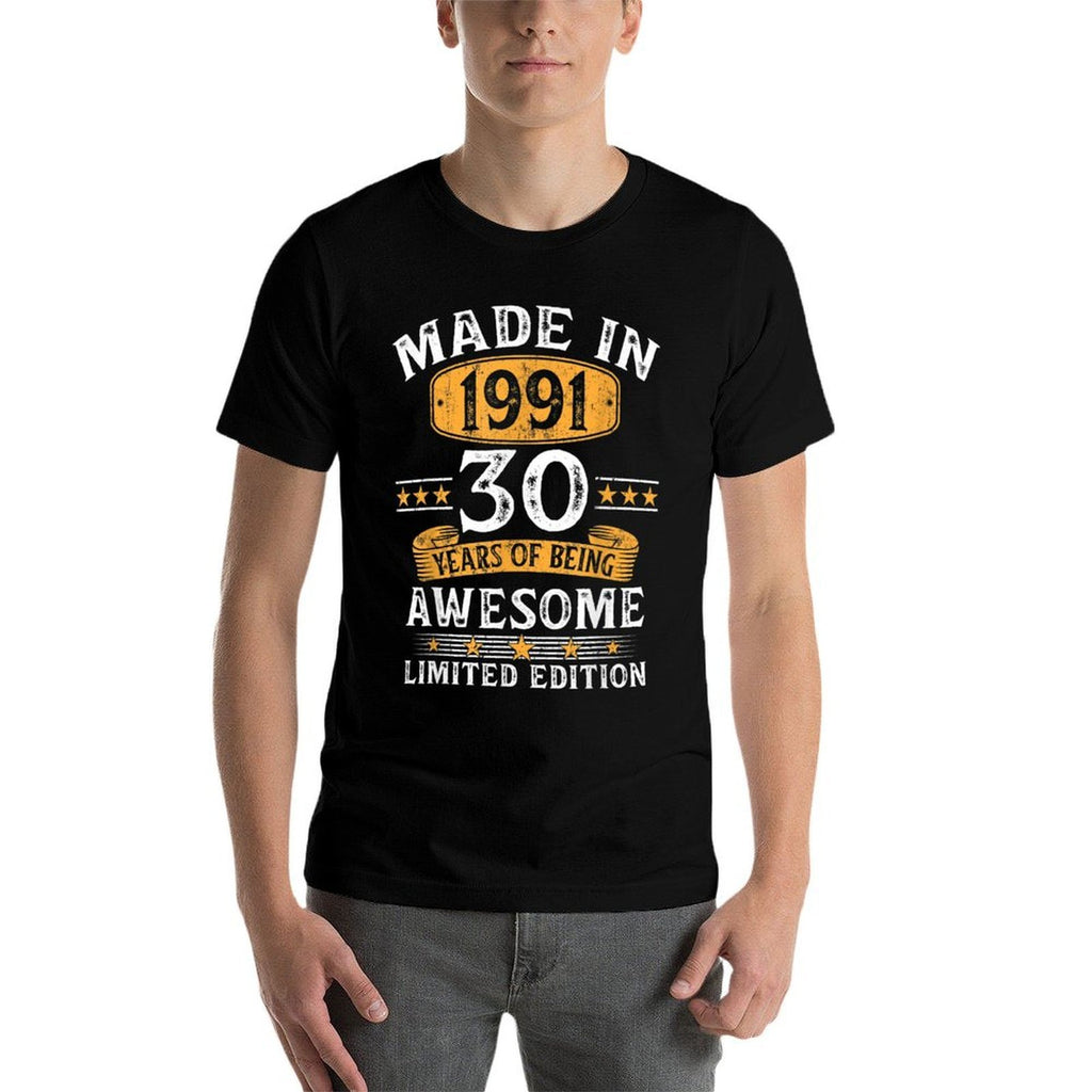 30 Years Old Made In 1991 Limited Edition 30th Birthday  Affordable Price T-Shirt