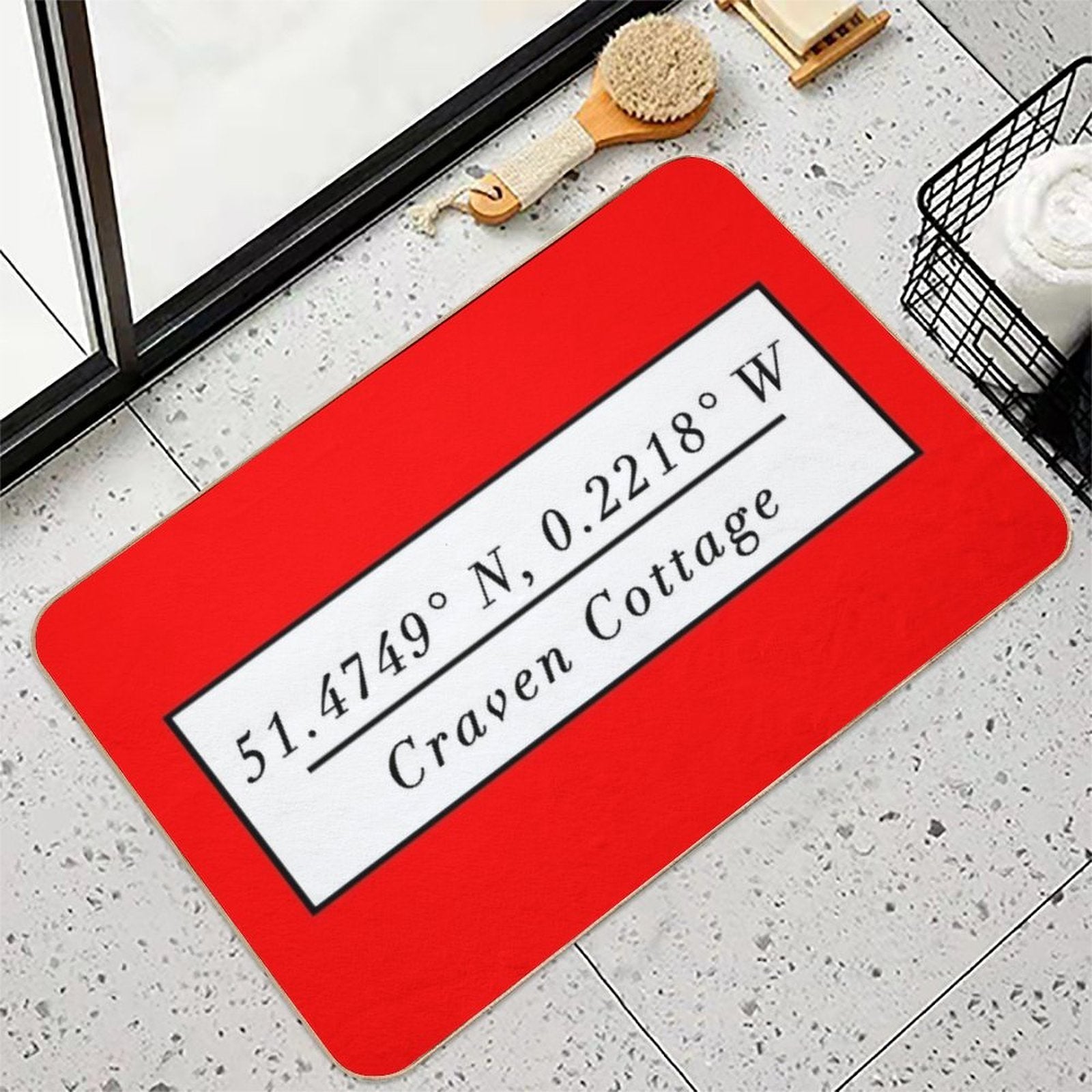 Craven Cottage  Dirt-Trapping Bath Mat