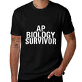 AP Biology T Shirt Funny High School AP Class Survivor  Cotton T-Shirt