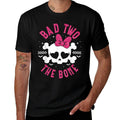 Bad Two The Bone 2nd Birthday 2 Years Old Kids Girls  Cotton T-Shirt