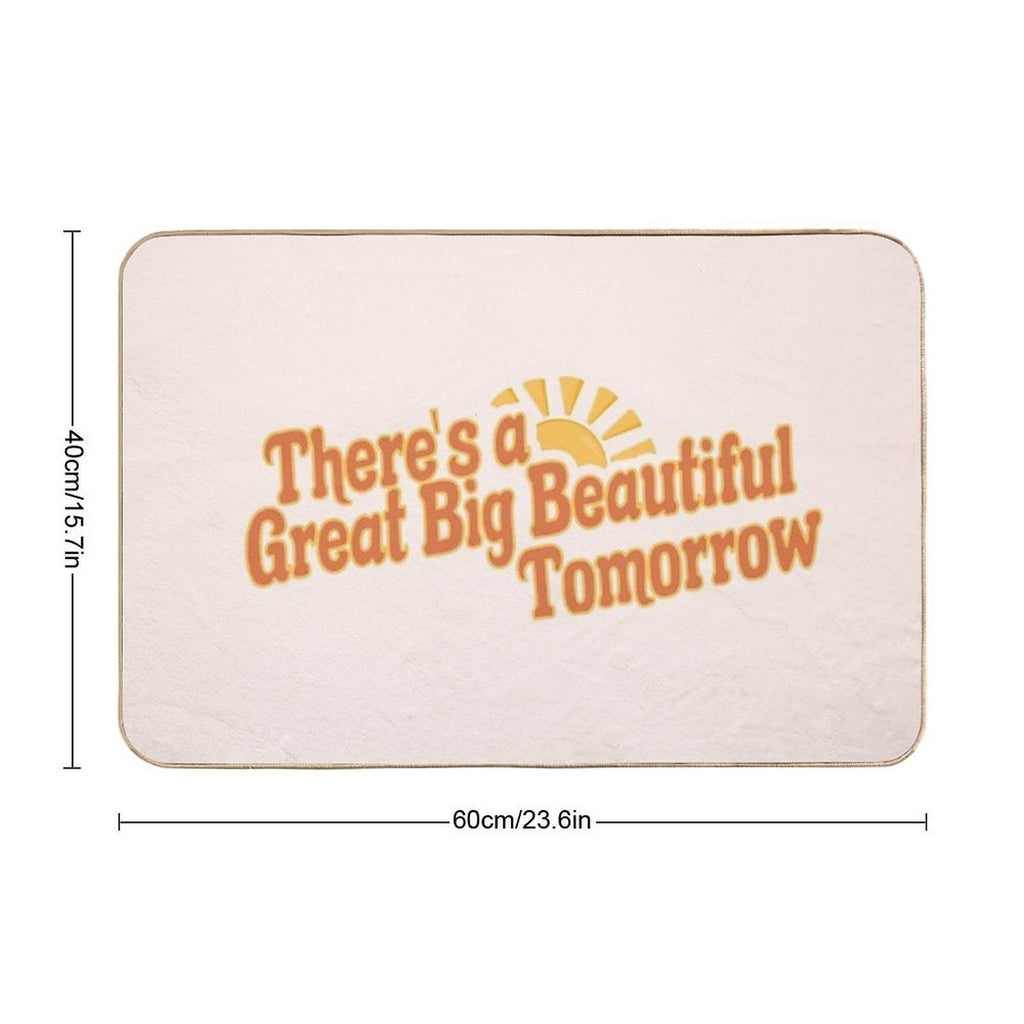 Great Big Beautiful Tomorrow 3  Easy To Clean Bath Mat
