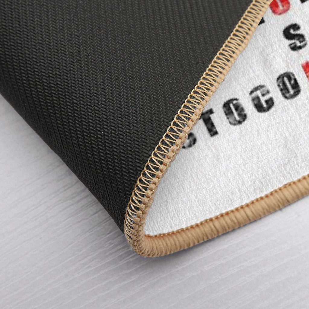 Profesor Ciudades - Black Version  Pet-Safe Bath Mat