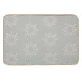 Cute Boho Sun Pattern Bohemian Aesthetic In Muted Colors Pale Green  Multi-Purpose Bath Mat