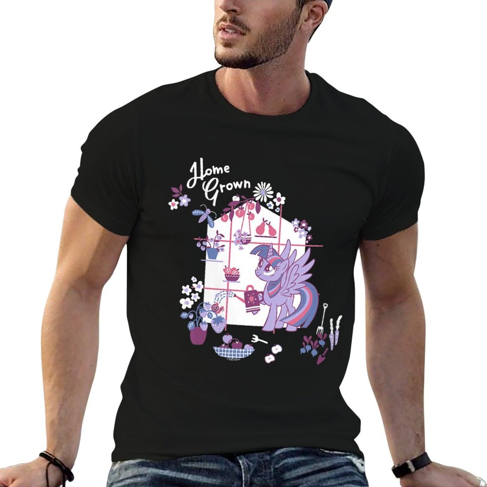 My Little Pony Friendship Is Magic Twilight Home Grown  Tagless Design T-Shirt