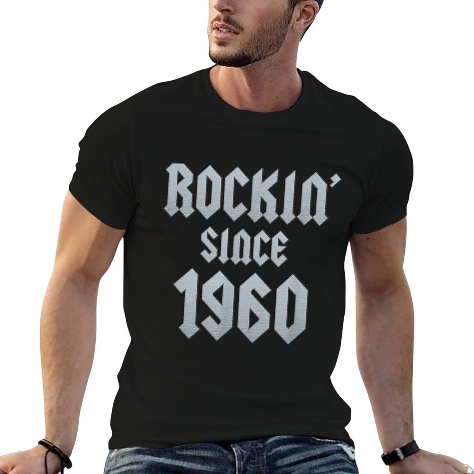 65 Year Old Rockin' Since 1960 65th Birthday  Lightweight T-Shirt