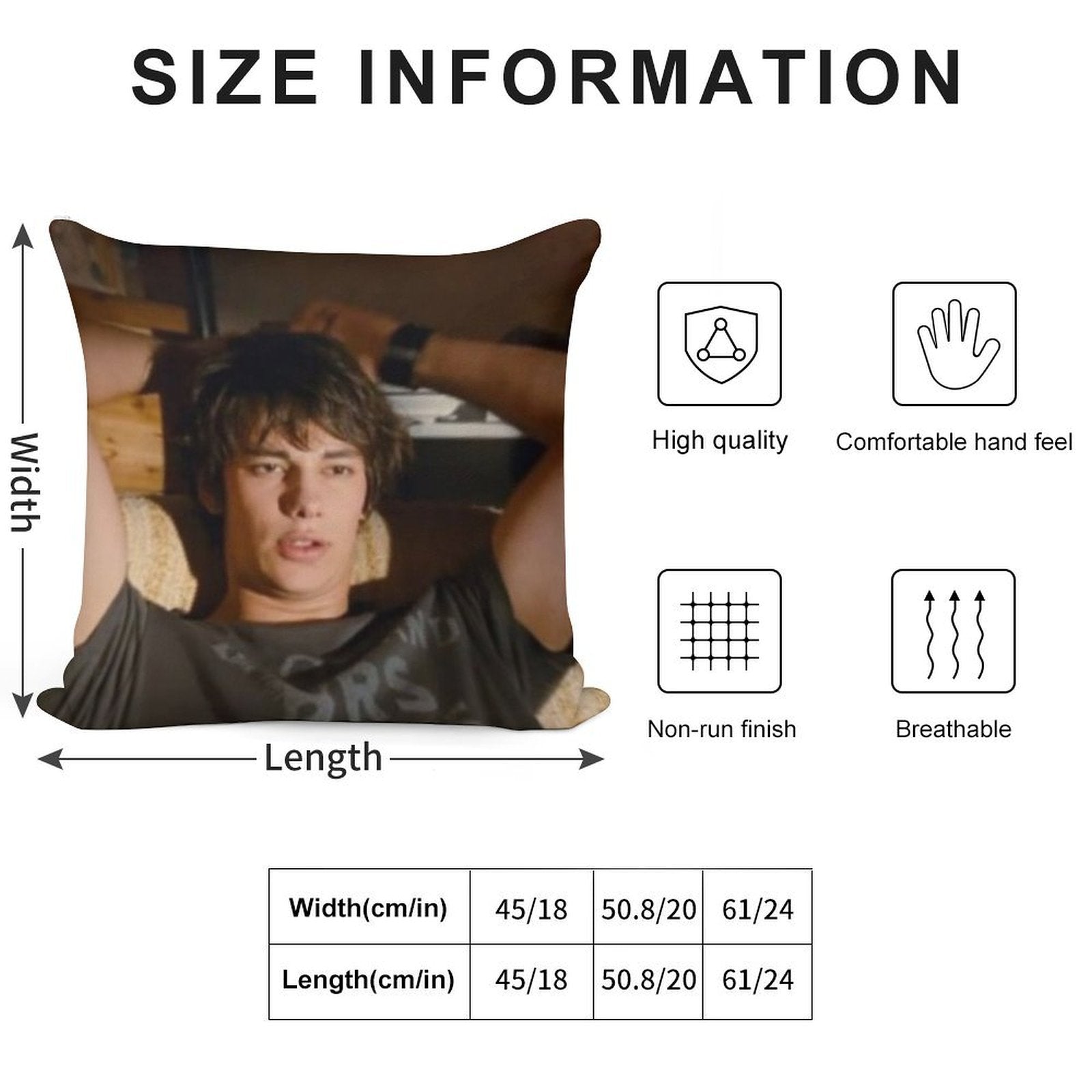 Rodrick. Soft High-Density Material Throw Pillow