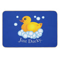 Just Ducky Rubber Duck And Bubbles Design  Easy To Clean Bath Mat