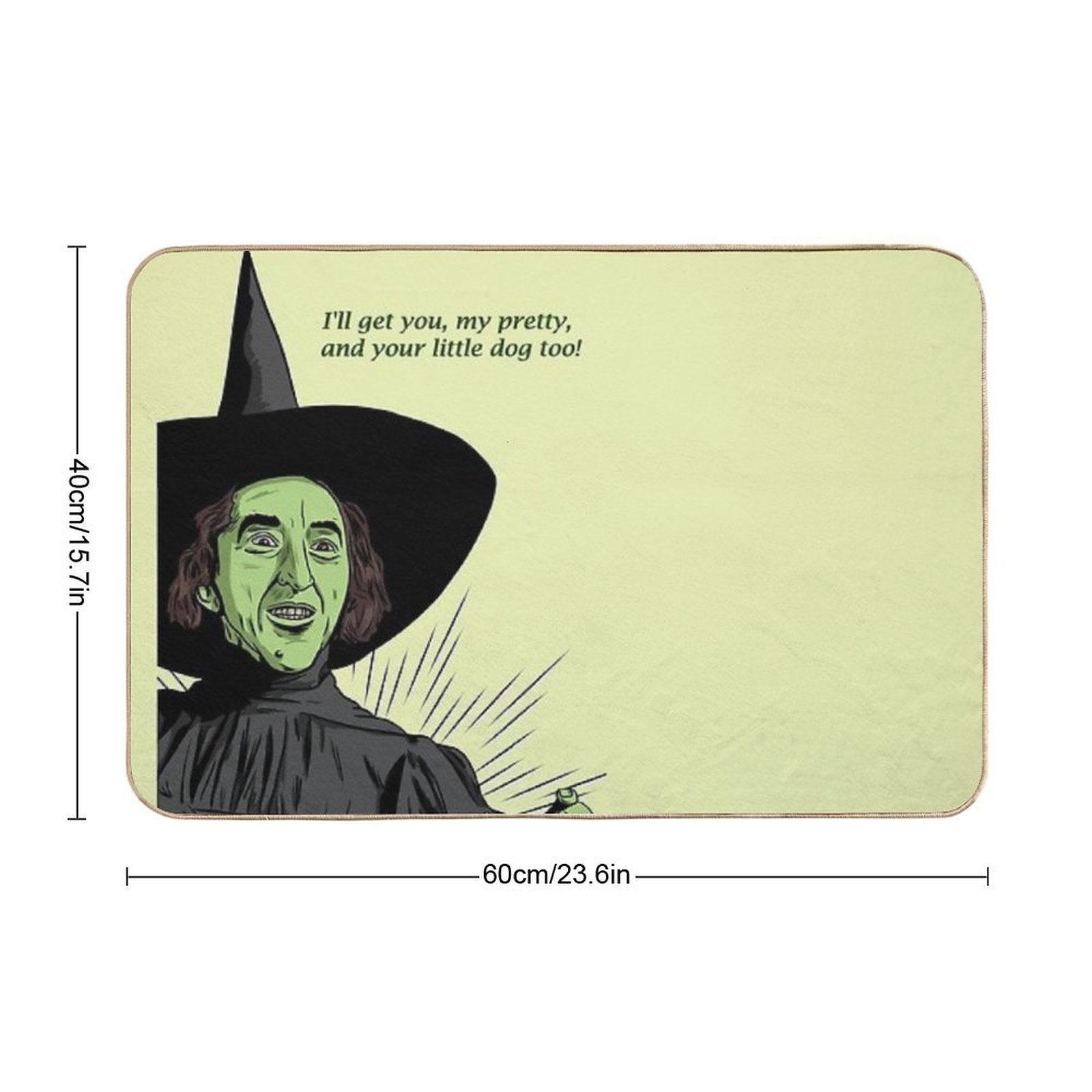 Wicked Witch  Stain-Proof Bath Mat