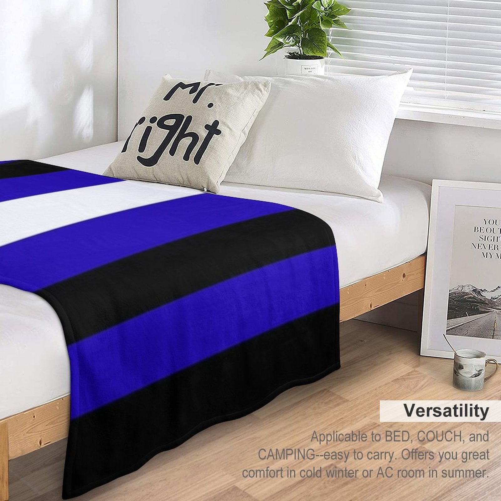 Puppy Play Pride Flag (v.2) Eco-conscious Throw Blanket