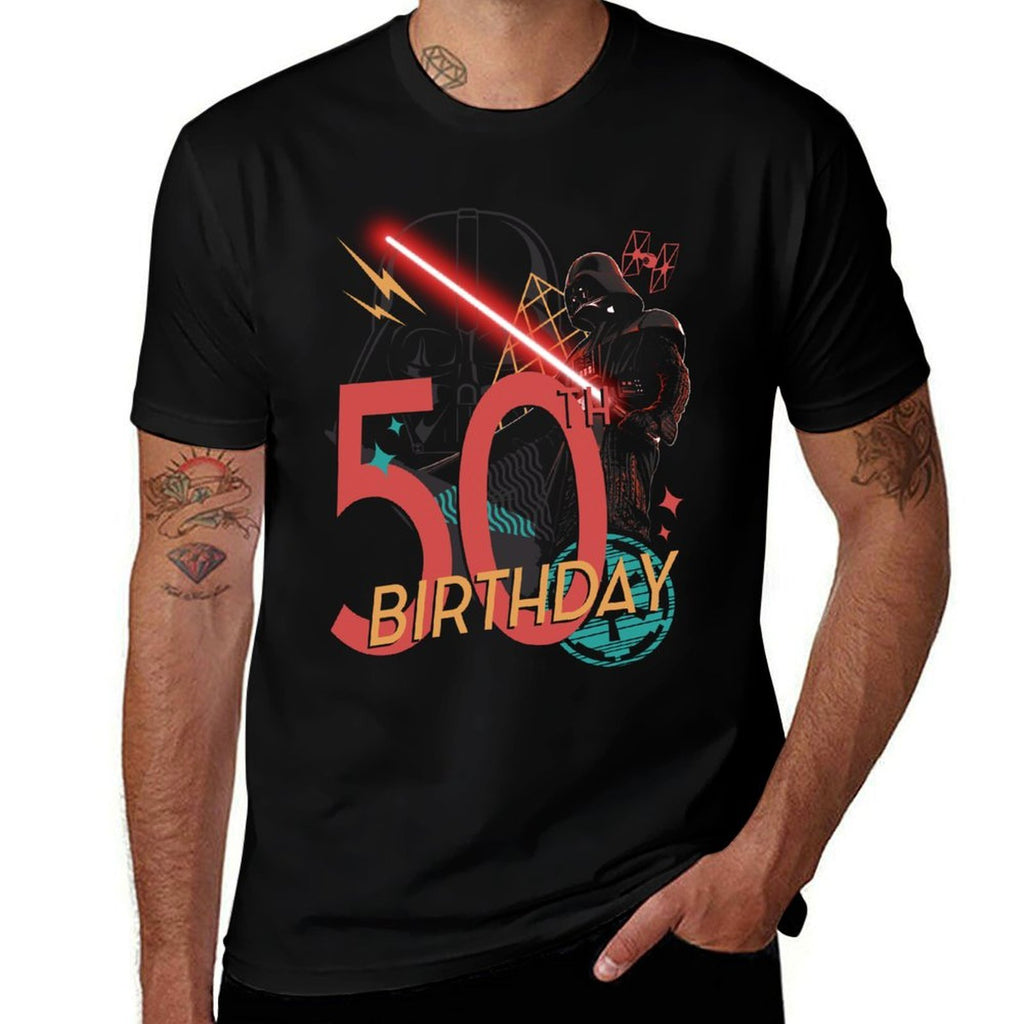 Star Wars Darth Vader 50th Birthday Abstract Background  Quick-drying T-Shirt