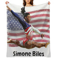 Simone Biles Versatility Throw Blanket