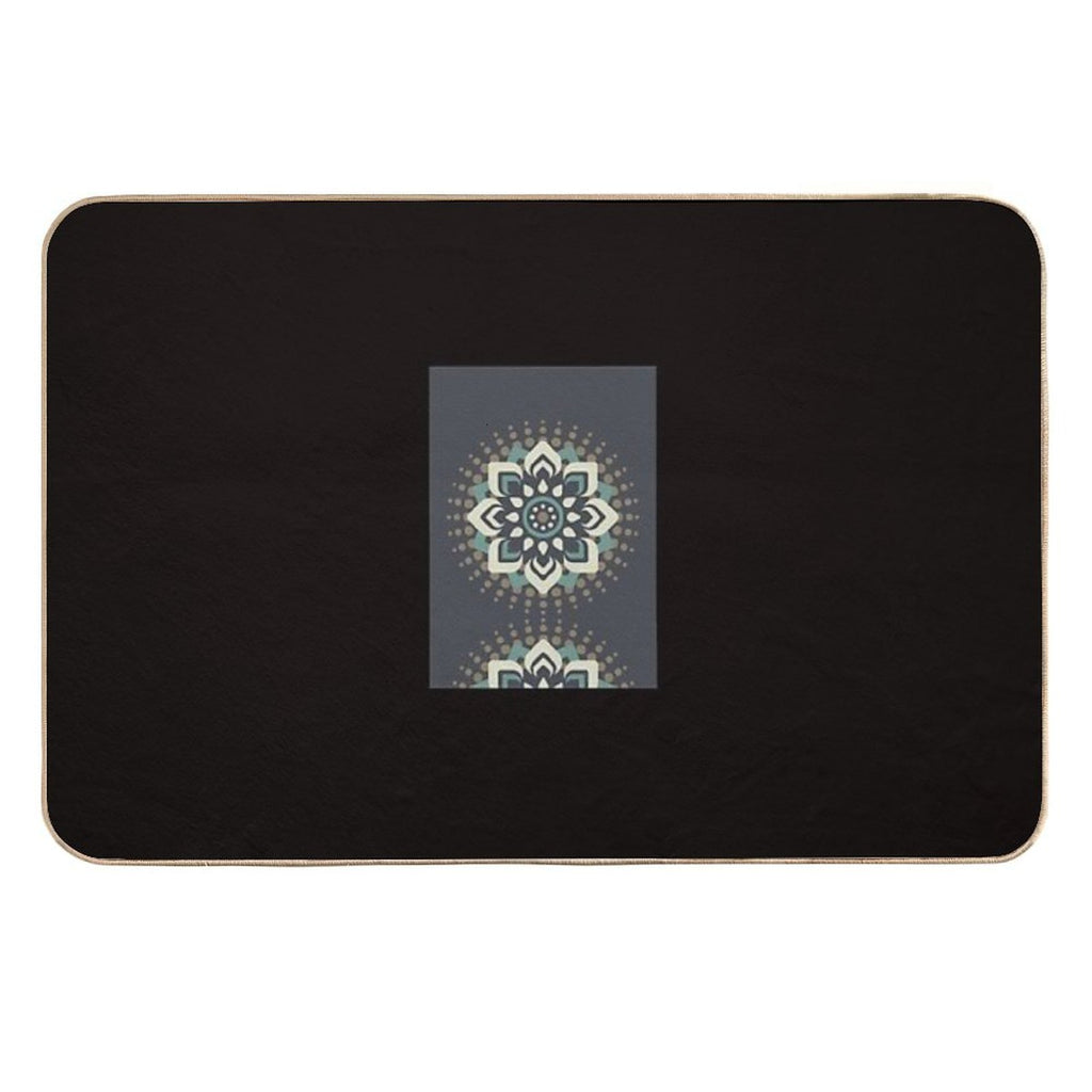 Mandala  Dirt-Trapping Bath Mat