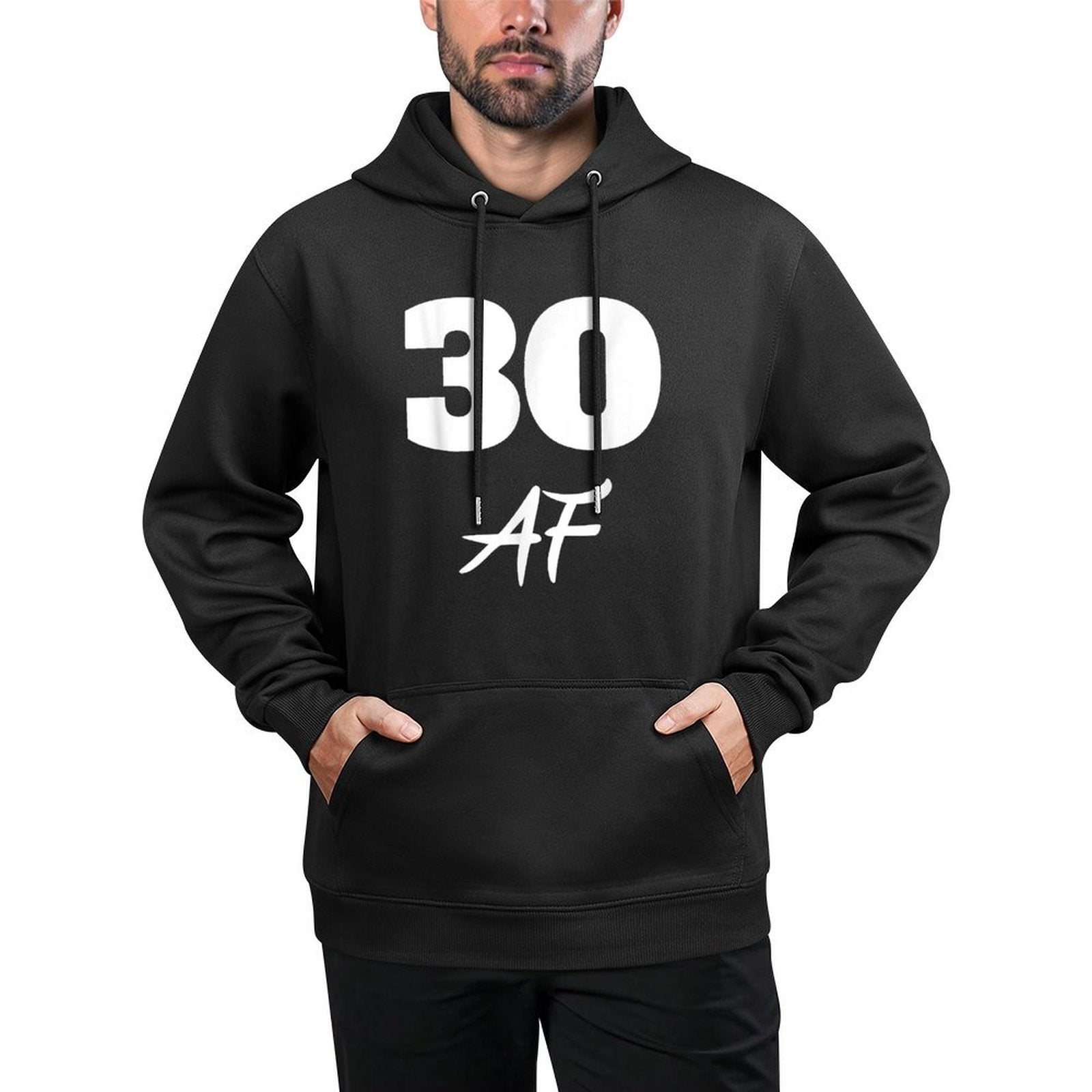 30 AF, 30th Birthday T Shirt Adjustable Hood Hoodie