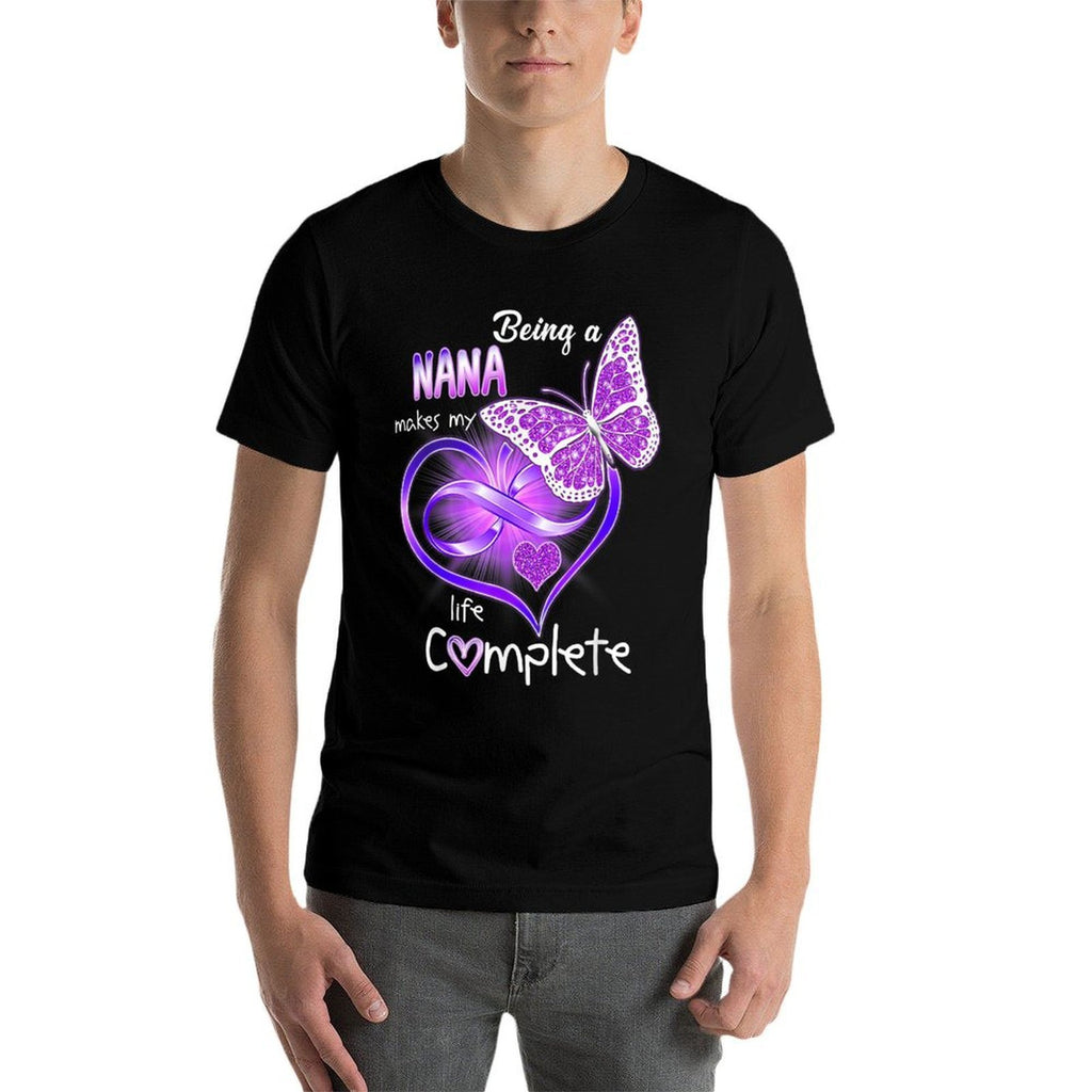 Being A Nana Makes My Life Complete  Eco-friendly Material T-Shirt
