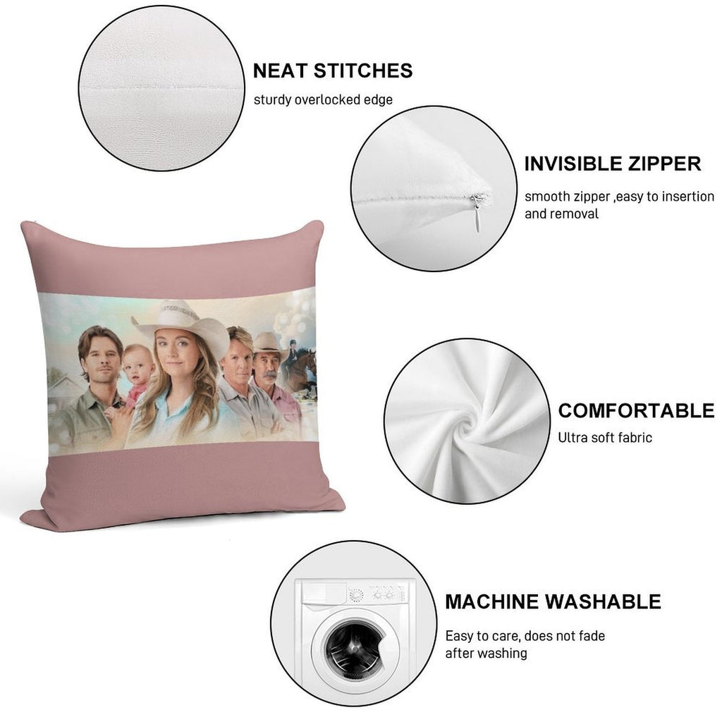 Heartland - Family Soft Gift Ready Throw Pillow