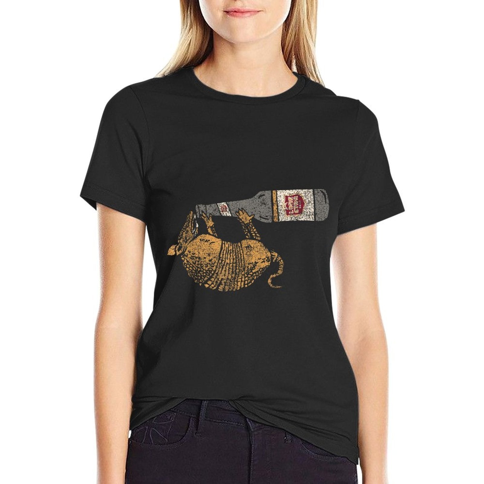 Lone Star Vintage Style - Texas Armadillo  Quick-drying T-Shirt