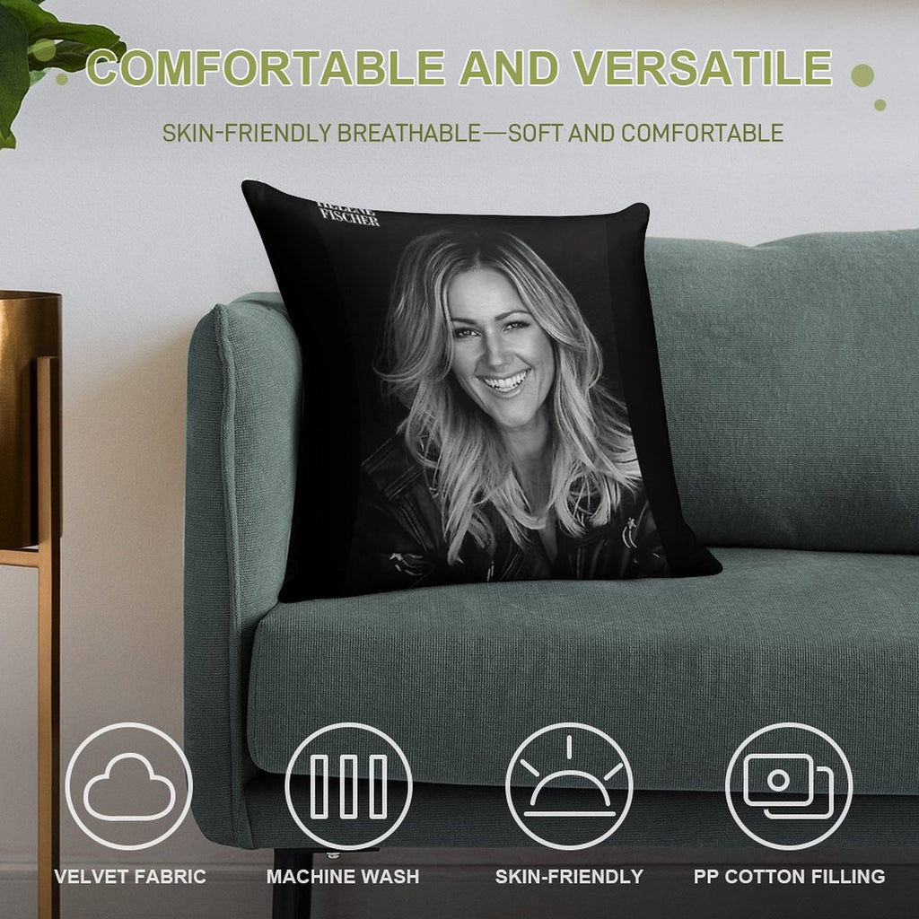 Helene Fischer Soft Shrink-Resistant Throw Pillow
