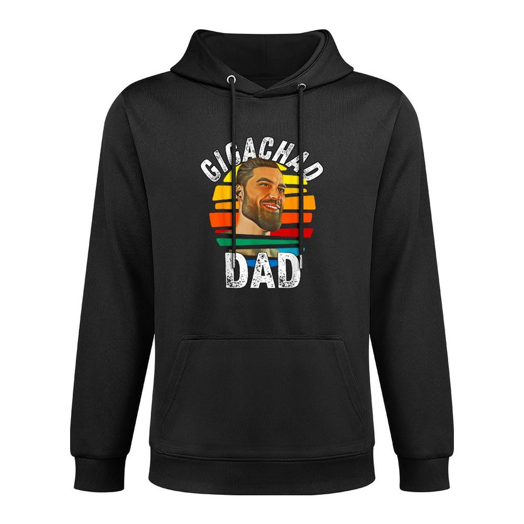 Gigachad Dad Meme Giga Chad Alpha Male Sigma Male Memes Layering Staple Hoodie