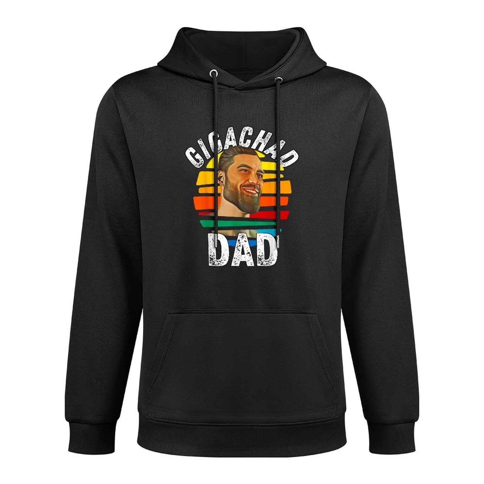 Gigachad Dad Meme Giga Chad Alpha Male Sigma Male Memes Layering Staple Hoodie