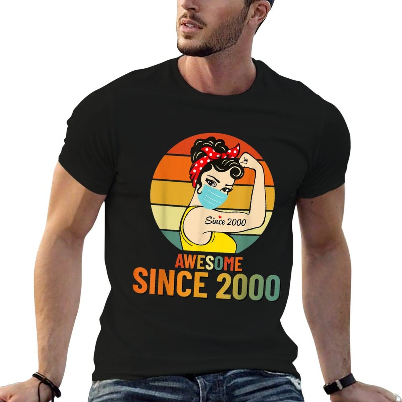 Vintage 2000 Birthday Gift For Women - Funny 21st Birthday  Odor-resistant T-Shirt