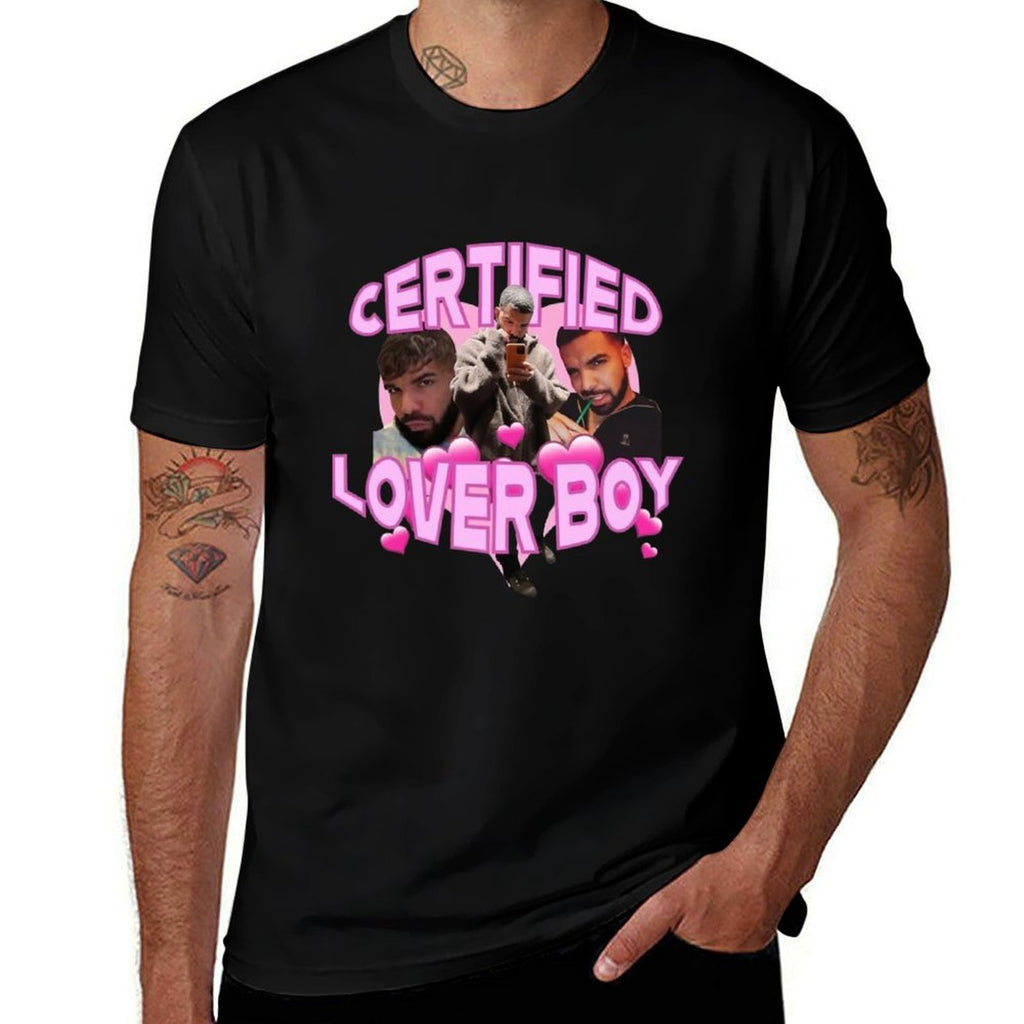 Drake BBL - Certified Lover Boy  Summer-ready Fabric T-Shirt