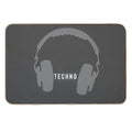 Techno Music  Long-Lasting Bath Mat