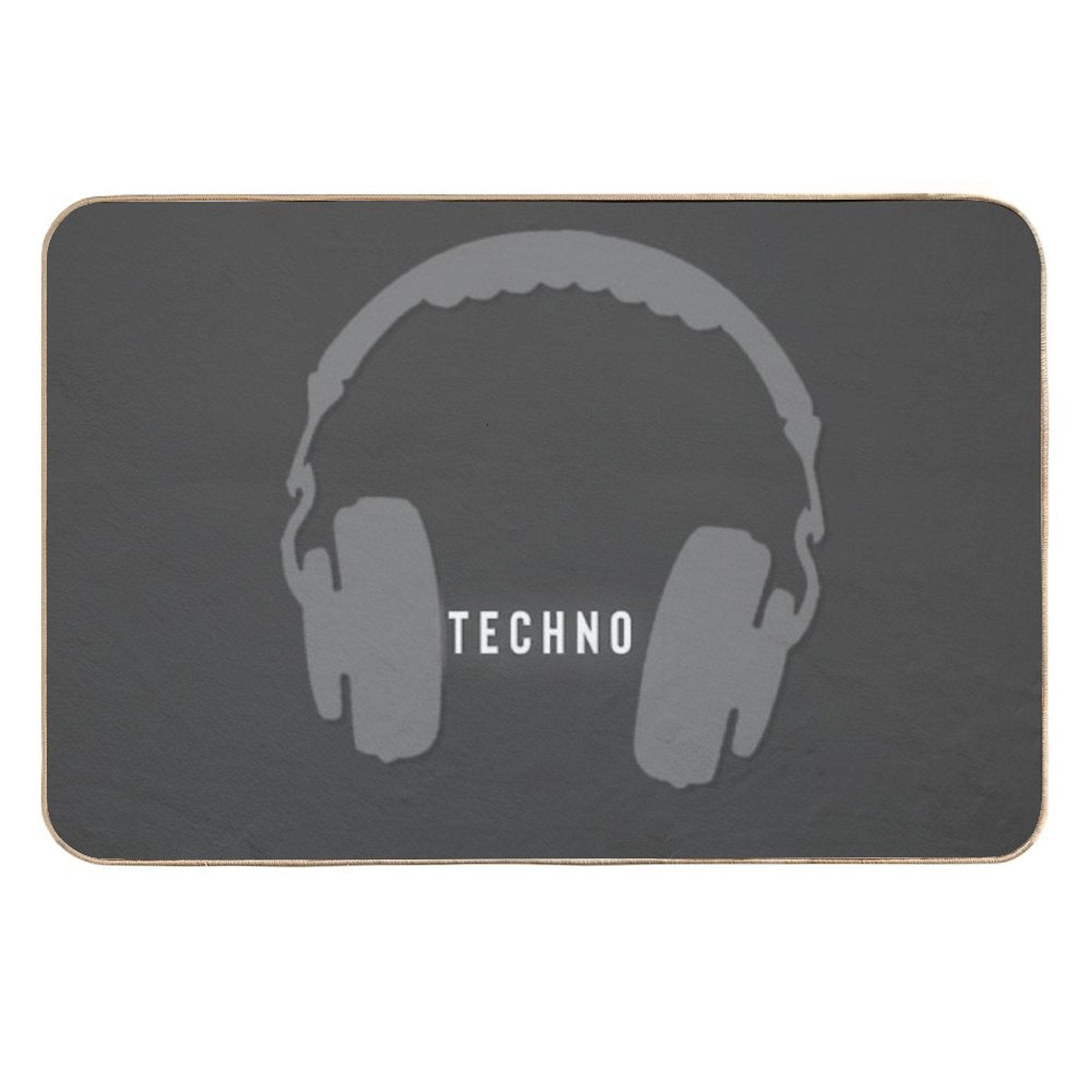 Techno Music  Long-Lasting Bath Mat