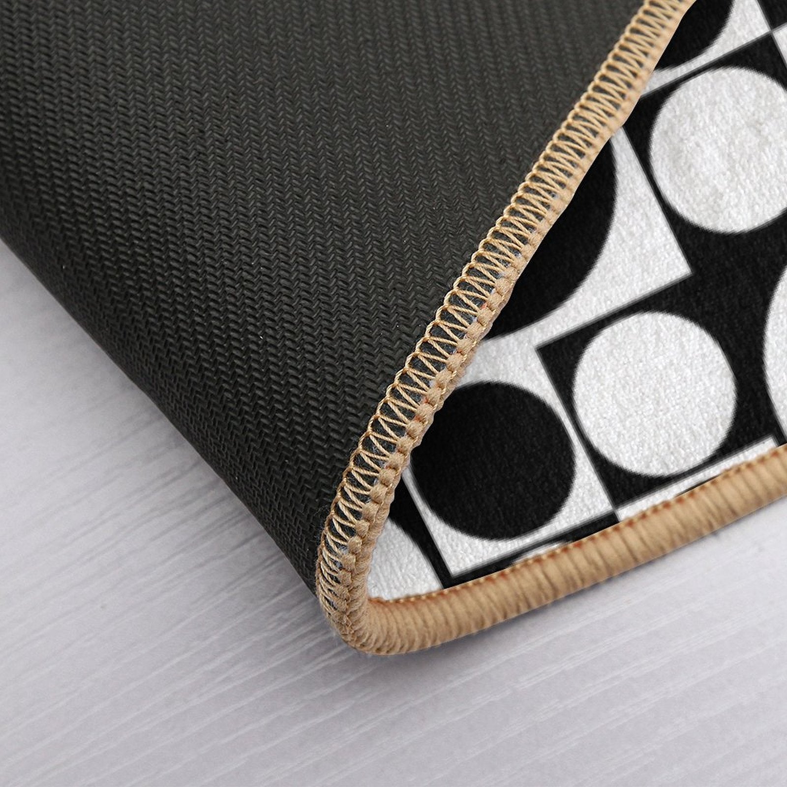 Mod Op Art Dress  Long-Lasting Bath Mat