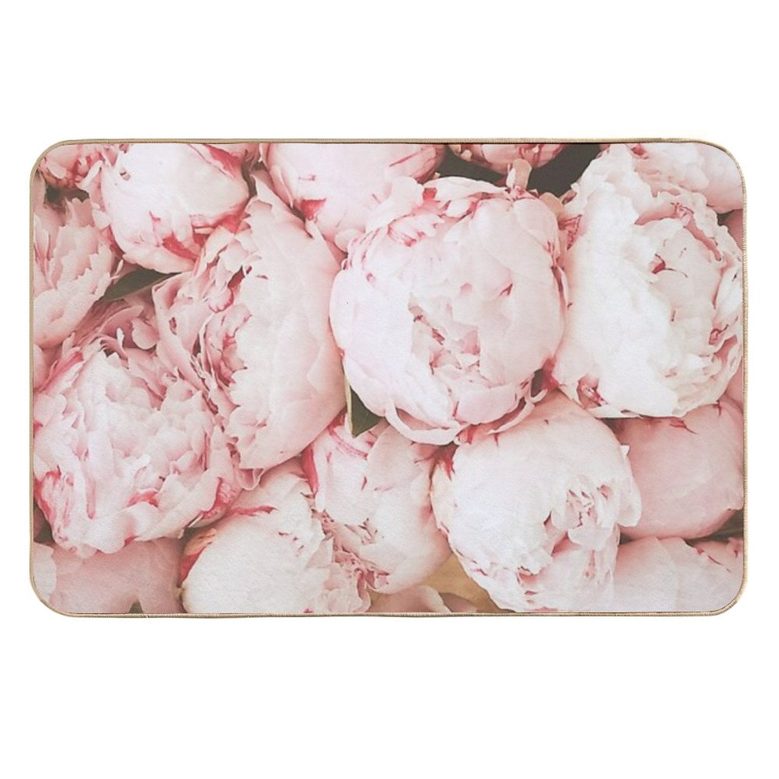 Pink Roses  High-Traffic Bath Mat