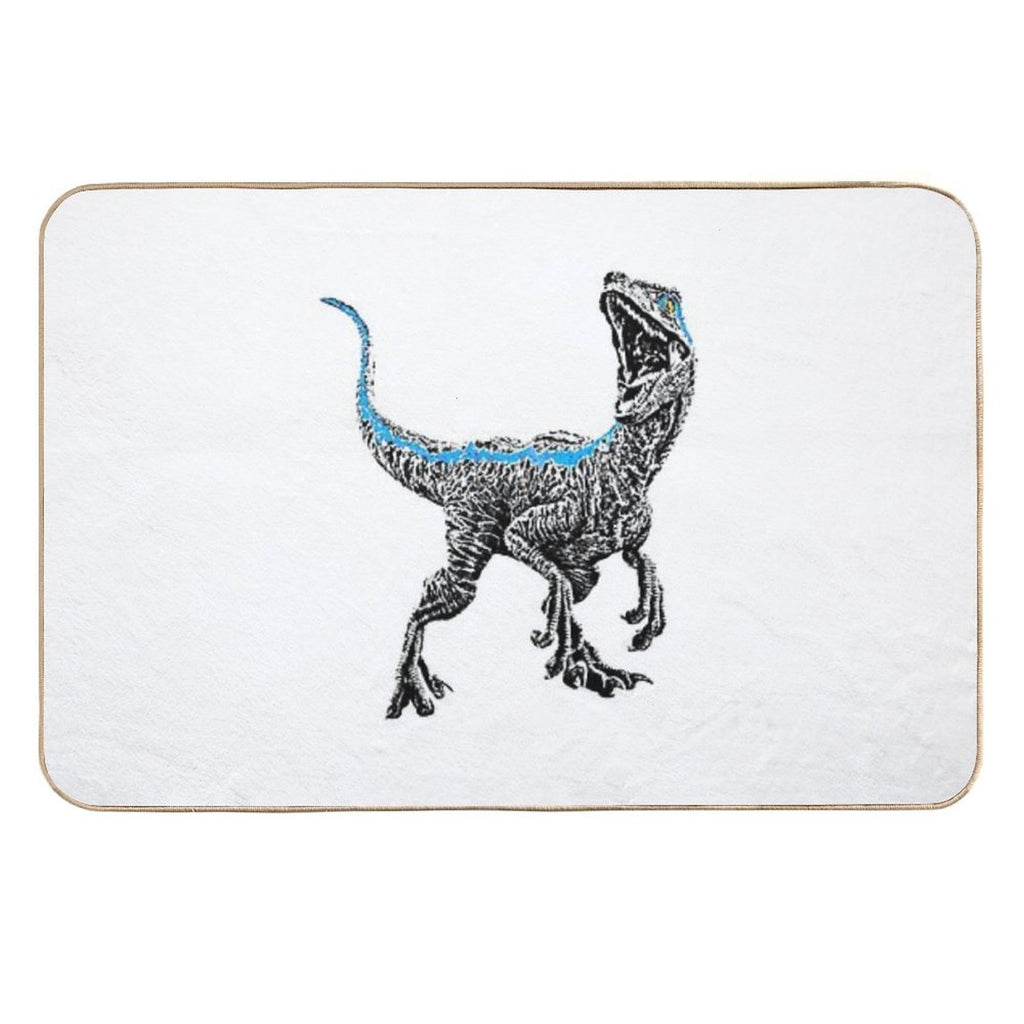 Pretty Girl Blue  Non-Slip Bath Mat