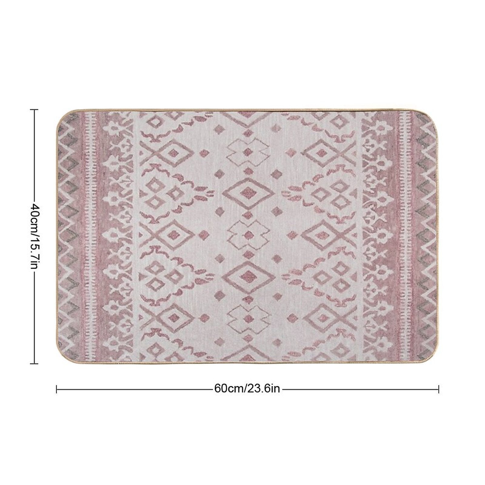 Bohemian Design Throw Pillow  Versatile Bath Mat